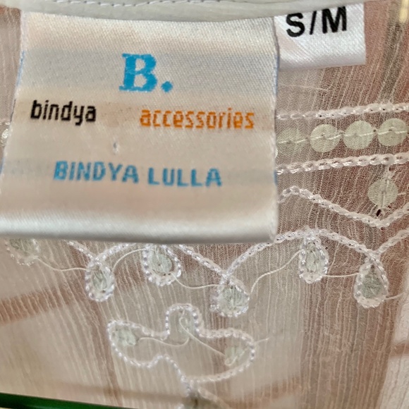 Bindya Lulla Silk Gauze Embellished Tunic S/M - Picture 5 of 6